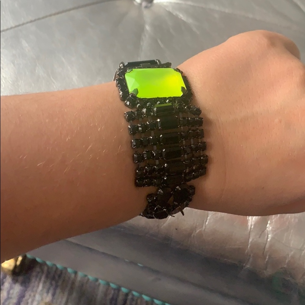 Tom binns black and neon bracelet